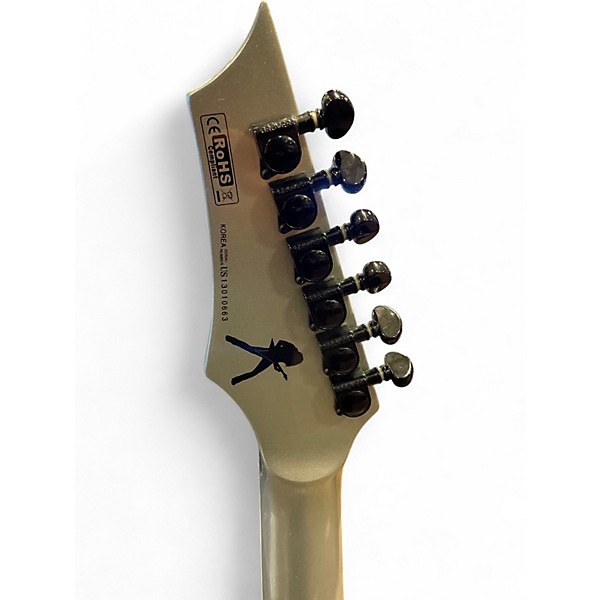 Used Dean Dave Mustaine VMNTX Silver Solid Body Electric Guitar