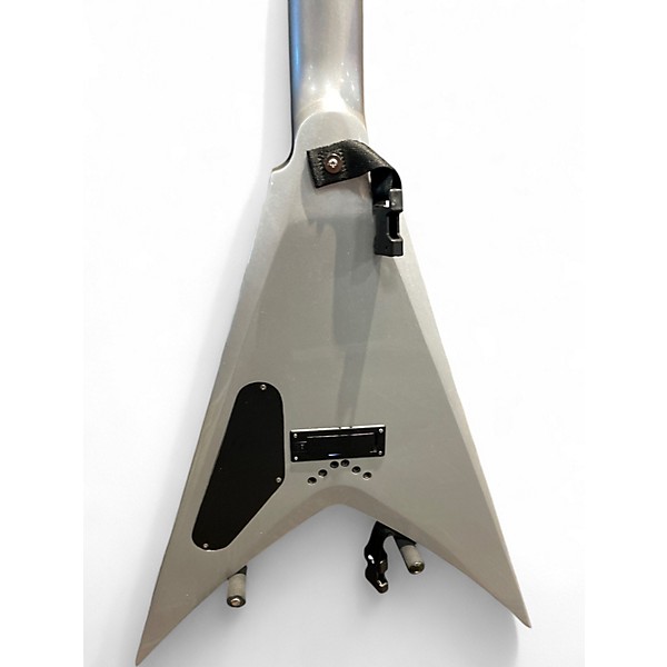 Used Dean Dave Mustaine VMNTX Silver Solid Body Electric Guitar