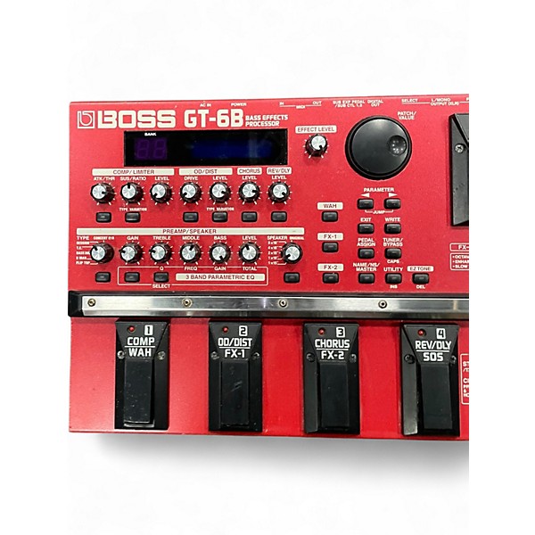 Used BOSS GT6B Bass Effect Pedal