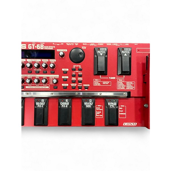 Used BOSS GT6B Bass Effect Pedal