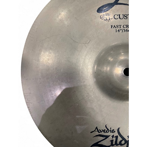 Used Zildjian 14in A Custom Crash Cymbal