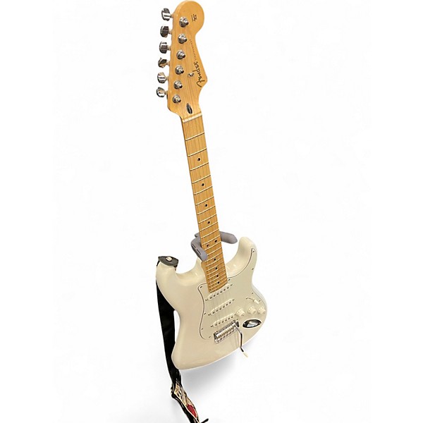 Used Fender Standard Stratocaster WHITE Solid Body Electric Guitar