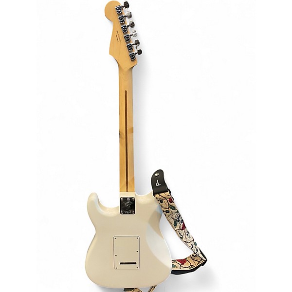 Used Fender Standard Stratocaster WHITE Solid Body Electric Guitar