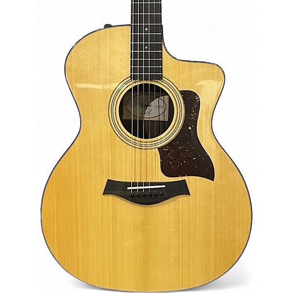 Used Taylor 214ce plus Natural Acoustic Electric Guitar