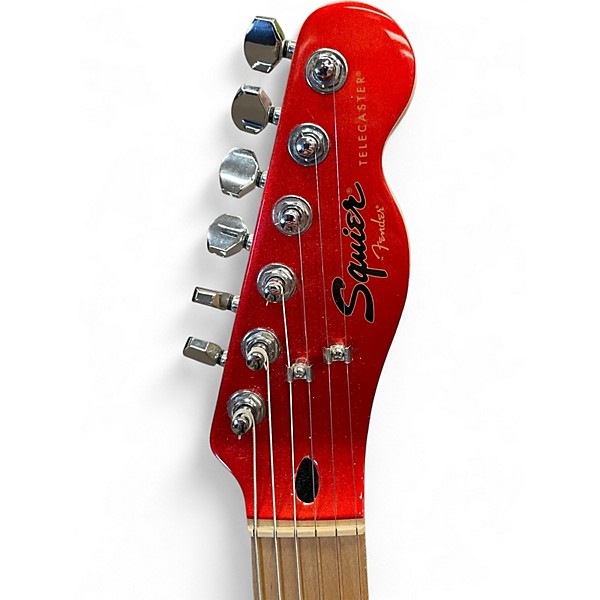 Used Squier Contemporary Telecaster HH Candy Apple Red Metallic Solid Body Electric Guitar
