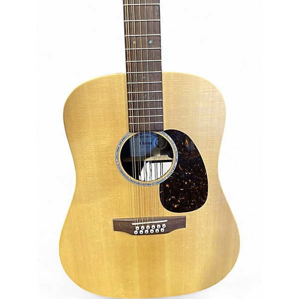 Used Martin DX2 Natural 12 String Acoustic Electric Guitar