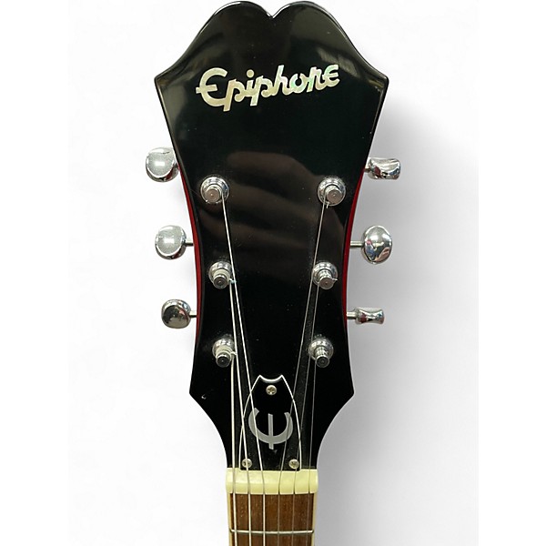 Used Epiphone CASINO CH Cherry Hollow Body Electric Guitar