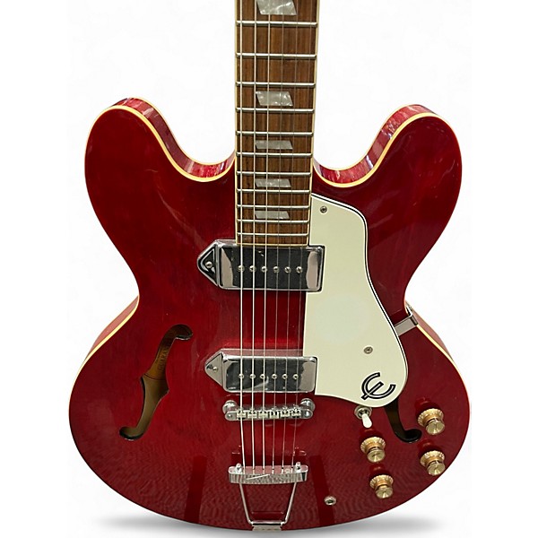 Used Epiphone CASINO CH Cherry Hollow Body Electric Guitar