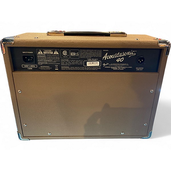 Used Fender Acoustasonic Jr 40W Acoustic Guitar Combo Amp