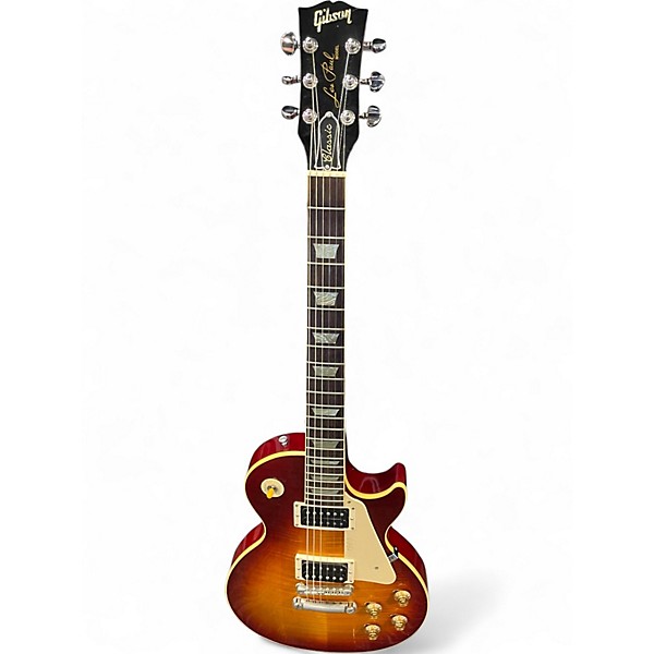 Used Gibson 1960 Reissue Les Paul Classic Dark Cherry Burst Solid Body Electric Guitar