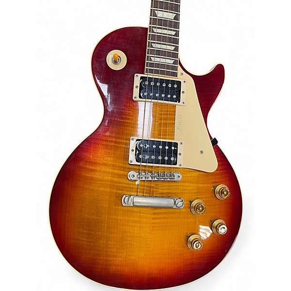 Used Gibson 1960 Reissue Les Paul Classic Dark Cherry Burst Solid Body Electric Guitar