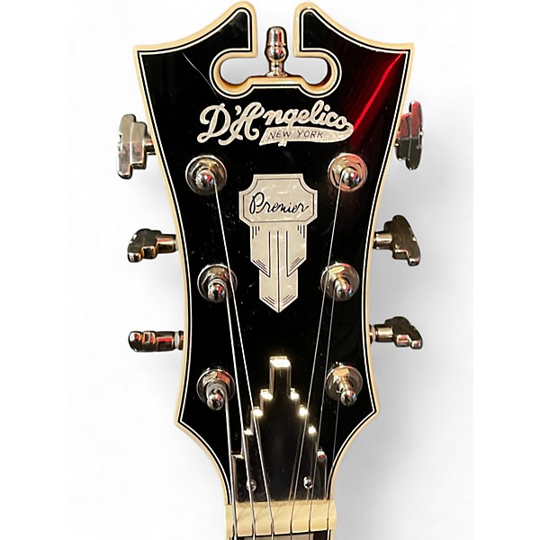 Used D'Angelico Premier Series DC Iced Tea Hollow Body Electric Guitar