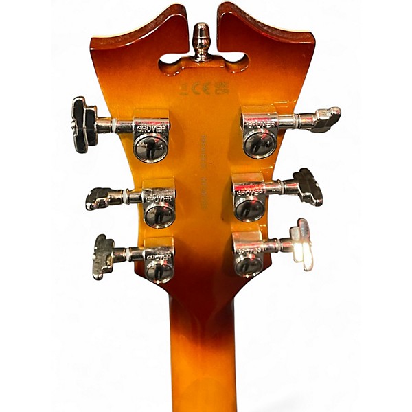 Used D'Angelico Premier Series DC Iced Tea Hollow Body Electric Guitar