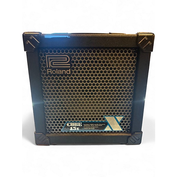 Used Roland Cube 15X 1X8 15W Guitar Combo Amp