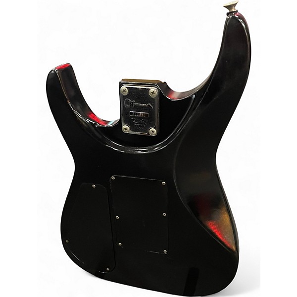 Used 1989 Charvel Fusion Deluxe Black Solid Body Electric Guitar