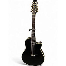 Used Alvarez Yairi DY88 Black 12 String Acoustic Electric Guitar