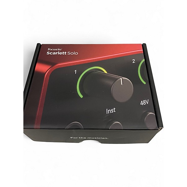 Used Focusrite Scarlett Solo Audio Interface