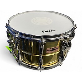 Used Yamaha 14in Recording Custom Brass Brass Drum