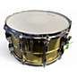 Used Yamaha 14in Recording Custom Brass Brass Drum