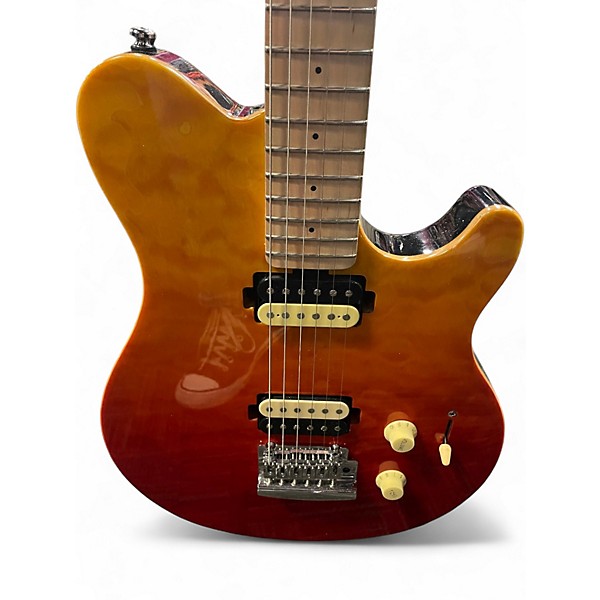 Used Sterling by Music Man Sub AX3 Axis Spectrum Red Solid Body Electric Guitar