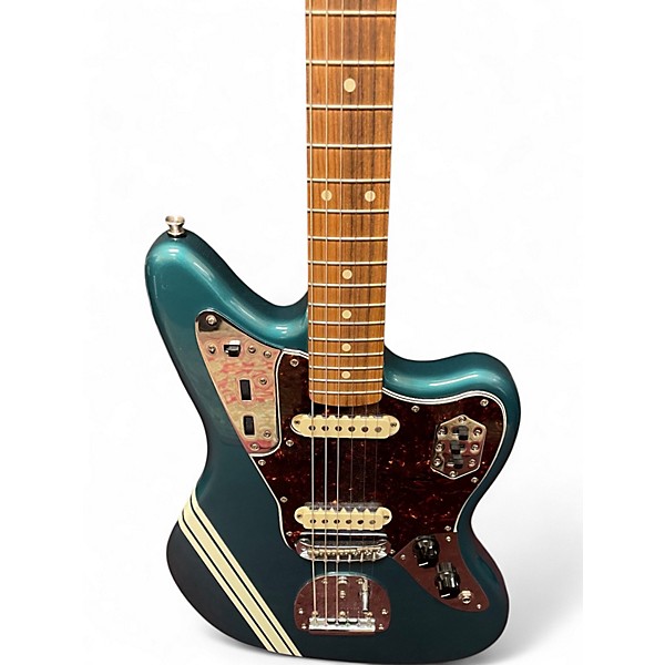 Used Fender vintera 60s jaguar ocean turquoise Solid Body Electric Guitar