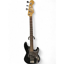 Used Fender American Deluxe Precision Bass Black Electric Bass Guitar