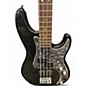Used Fender American Deluxe Precision Bass Black Electric Bass Guitar