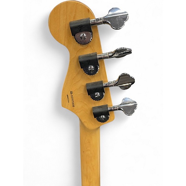 Used Fender American Deluxe Precision Bass Black Electric Bass Guitar