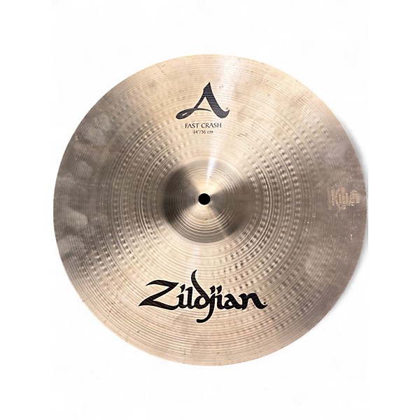Used Zildjian 14in A Custom Fast Crash Cymbal