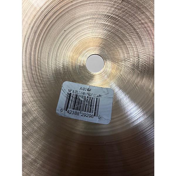Used Zildjian 14in A Custom Fast Crash Cymbal