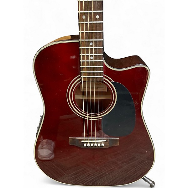 Used Takamine EG530SC RED Acoustic Electric Guitar