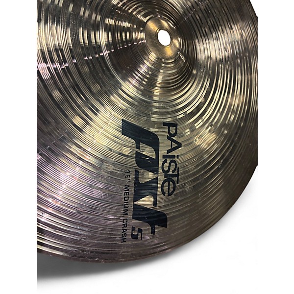 Used Paiste 16in PST5 Medium Crash Cymbal