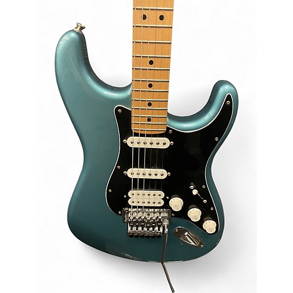 Used 2020 Fender Player Stratocaster HSS Floyd Rose Tidepool Solid Body Electric Guitar