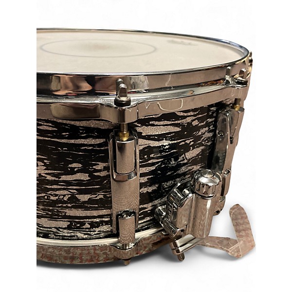 Used Pearl 14X6.5 Reference Pure Snare Black Oyster Glitter Drum