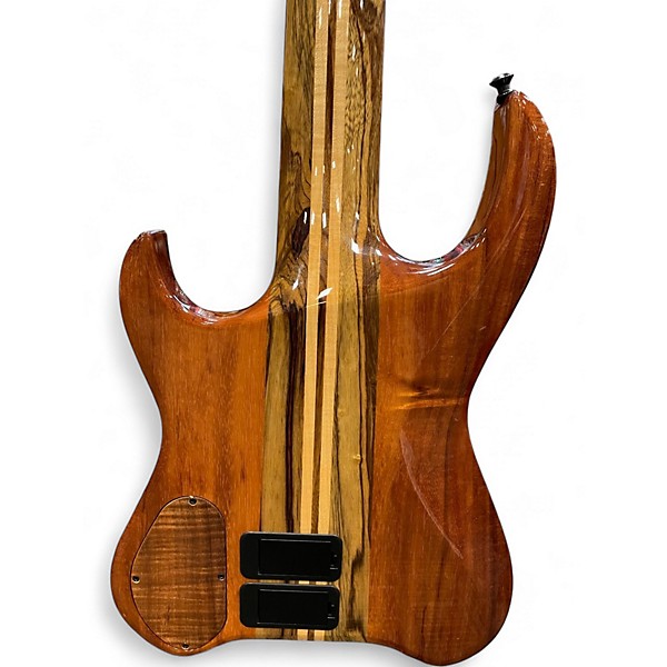Used Used Keisel Vader Book Matched Flame Maple Top and Koa Electric Bass Guitar