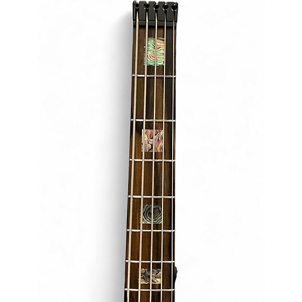 Used Used Keisel Vader Burled Buckeye Top and Ash Electric Bass Guitar