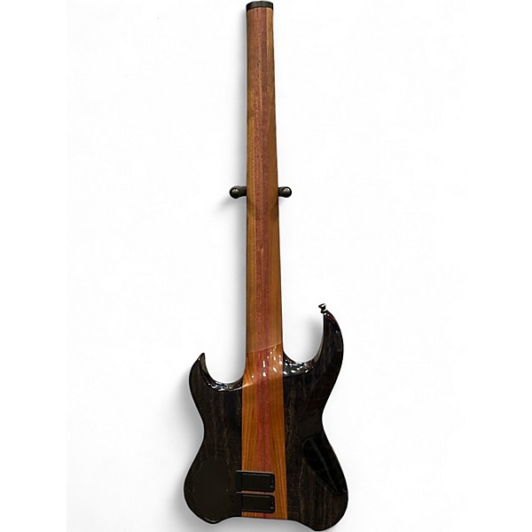 Used Used Keisel Vader Burled Buckeye Top and Ash Electric Bass Guitar