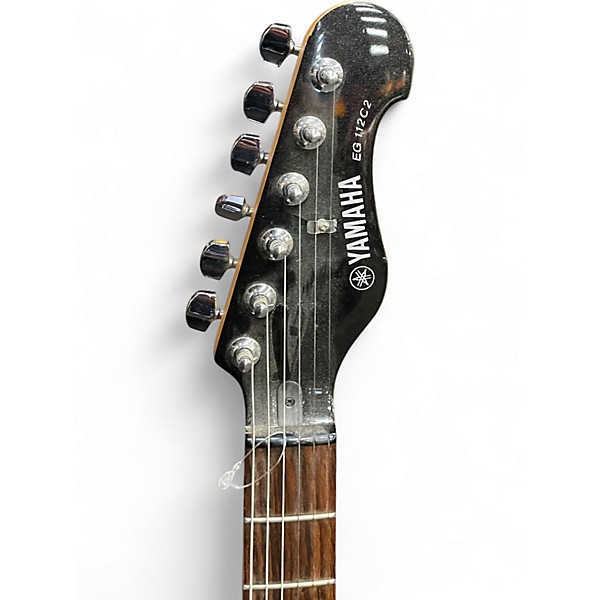 Used Yamaha EG112C Black Solid Body Electric Guitar