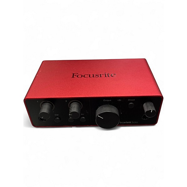 Used Focusrite Scarlette Solo Gen4 Audio Interface