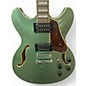 Used Ibanez AS73 Artcore olive green Hollow Body Electric Guitar