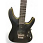Used Schecter Guitar Research Demon-6 FR-S Aged black satin Solid Body Electric Guitar