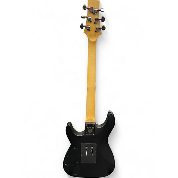Used Schecter Guitar Research Demon-6 FR-S Aged black satin Solid Body Electric Guitar