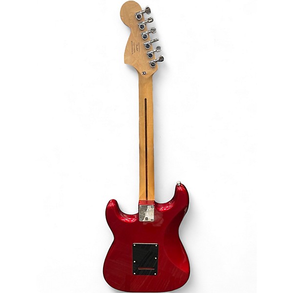 Used Squier Affinity Stratocaster Chrome Red Solid Body Electric Guitar