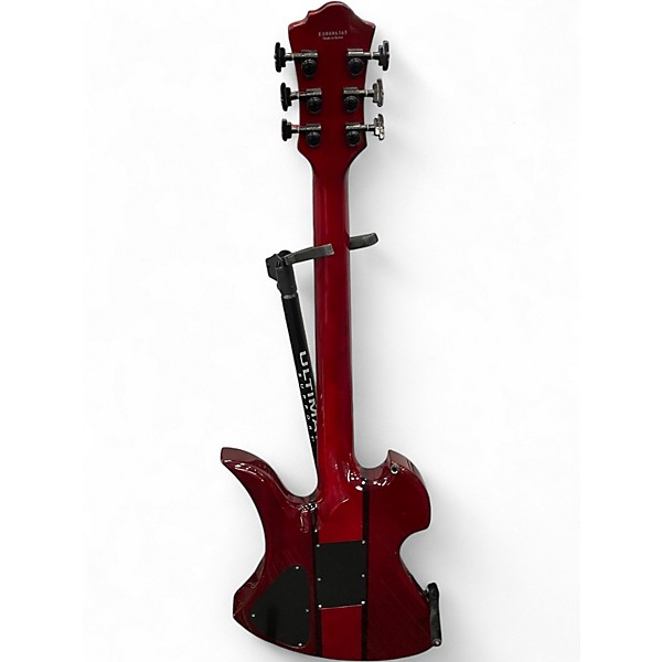 Used 2008 B.C. Rich Mockingbird ST Red Quilt Solid Body Electric Guitar