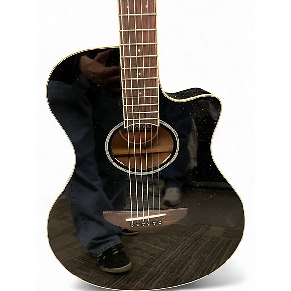 Used Yamaha APX600 Black Acoustic Electric Guitar