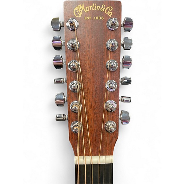 Used Martin D12X1AE Natural 12 String Acoustic Electric Guitar