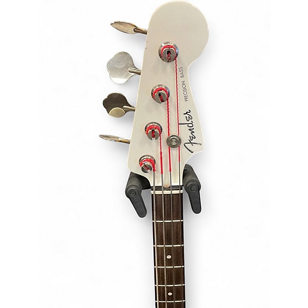 Used Fender Aerodyne p bass Arctic White Electric Bass Guitar