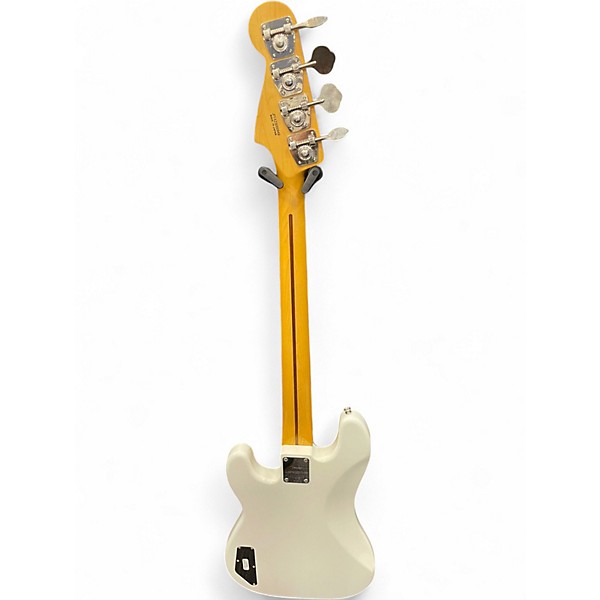 Used Fender Aerodyne p bass Arctic White Electric Bass Guitar