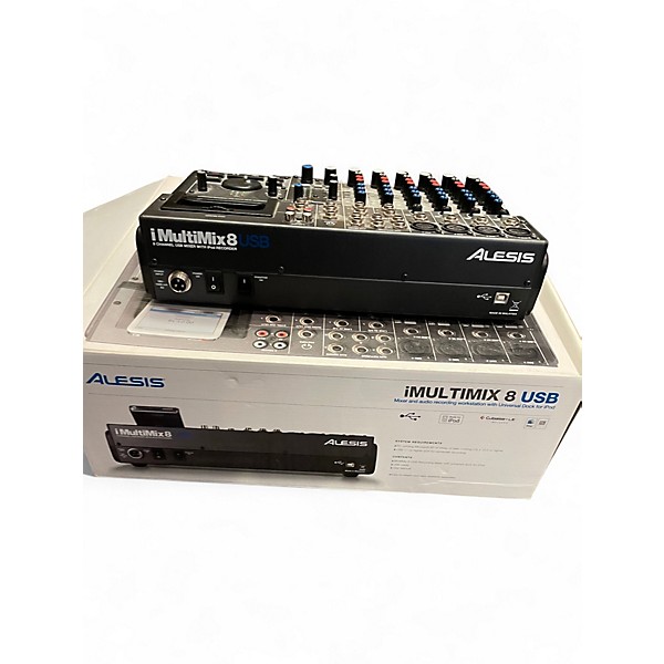 Used Alesis MultiMix 8 USB 8-Channel Unpowered Mixer