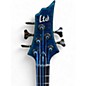 Used ESP LTD B205SM 5 String Blue Electric Bass Guitar